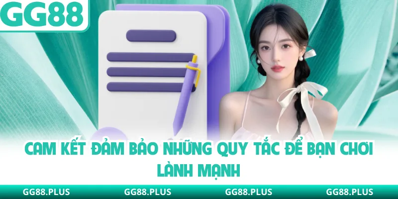 Cam kết đảm bảo những quy tắc để bạn chơi lành mạnh
